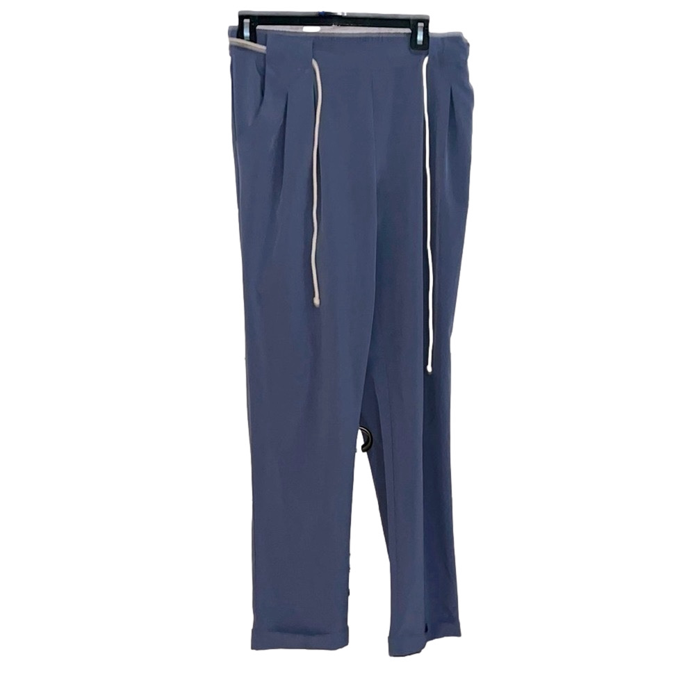 NY collection will blue drawstring jogger pants - Picture 2 of 10